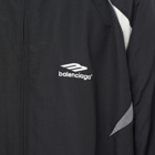 Balenciaga Men's Nylon Track Jacket in Black