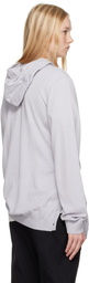 POST ARCHIVE FACTION (PAF) Gray 8.0 Center Knit Hoodie