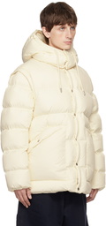 Emporio Armani Off-White Quilted Down Jacket