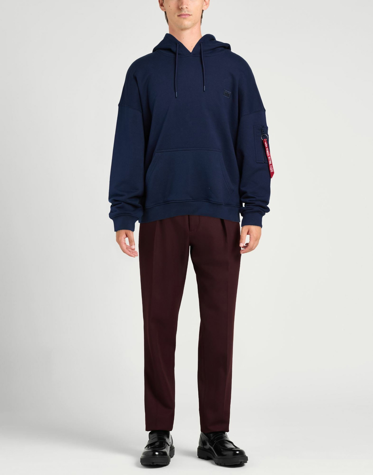 Alpha Industries Mens Sweatshirt in Navy