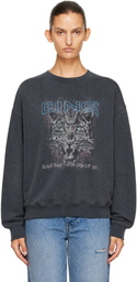 ANINE BING Gray Miles Leo Muse Sweatshirt