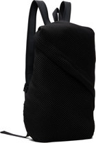 PLEATS PLEASE ISSEY MIYAKE Black Bias Pleats Backpack