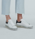 Alexander McQueen Oversized transparent sole sneakers