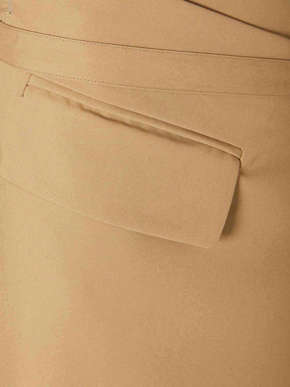SPORTMAX - Deserto Cotton Gabardine Maxi Wrap Skirt