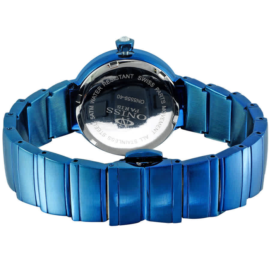 Oniss ON5559SS Quartz Blue Dial Ladies Watch ON5559SSIPBU