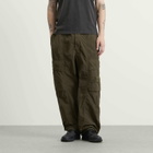 Stone Island Men's Ghost Nylon Smerigliato Cargo Trousers in Military Green