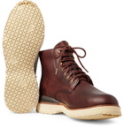 visvim - Virgil Burnished-Leather Boots - Brown