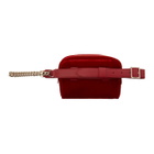 Charlotte Olympia Red Velvet Purrrfect Belt Bag