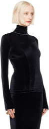 ALAINPAUL Black Justaucorps Turtleneck