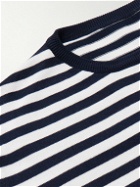 Anderson & Sheppard - Striped Cotton T-Shirt - Blue