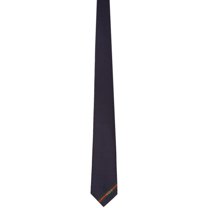 Photo: Gucci Blue Silk GG Tie