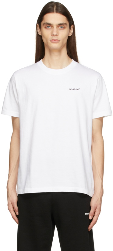 Photo: Off-White White Wave Diag T-Shirt