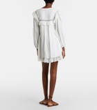 Rixo Inez embroidered cotton minidress