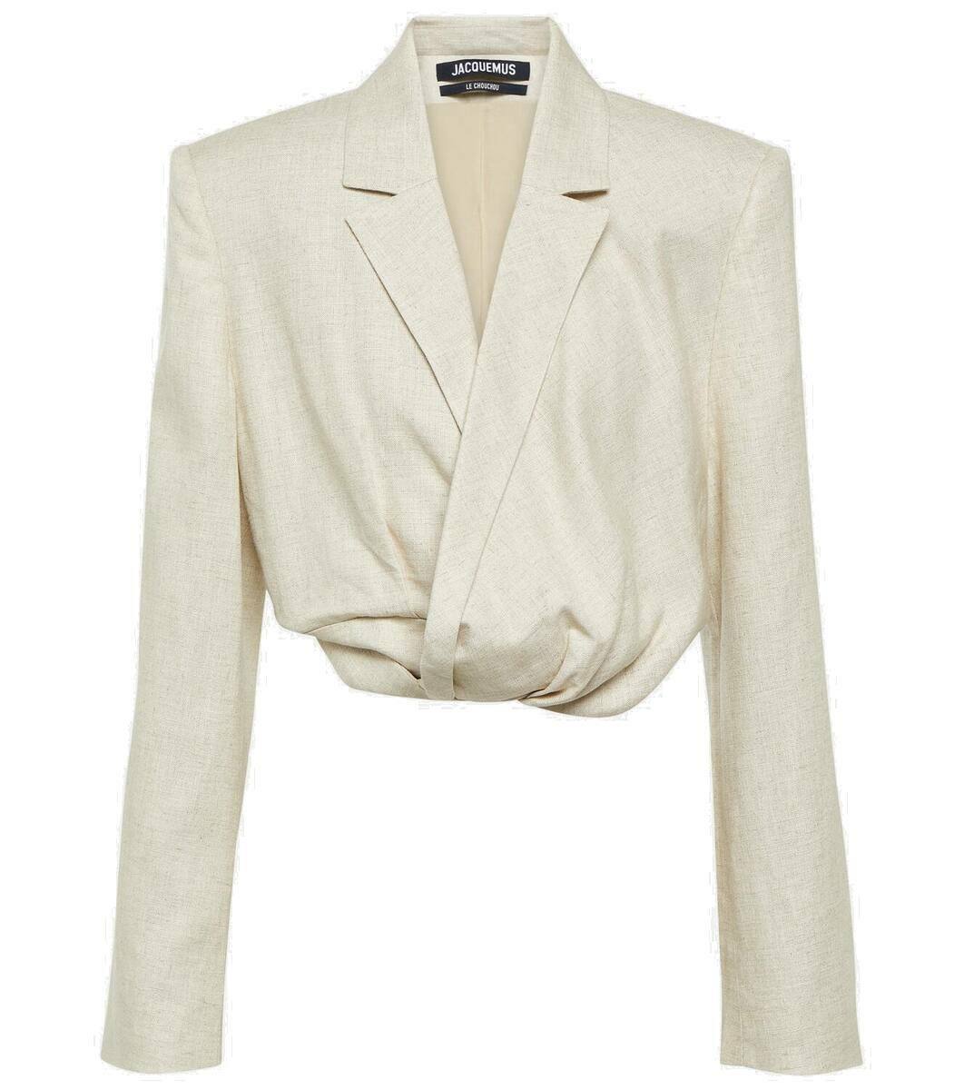 Jacquemus La Veste Bahia Courte cropped blazer Jacquemus