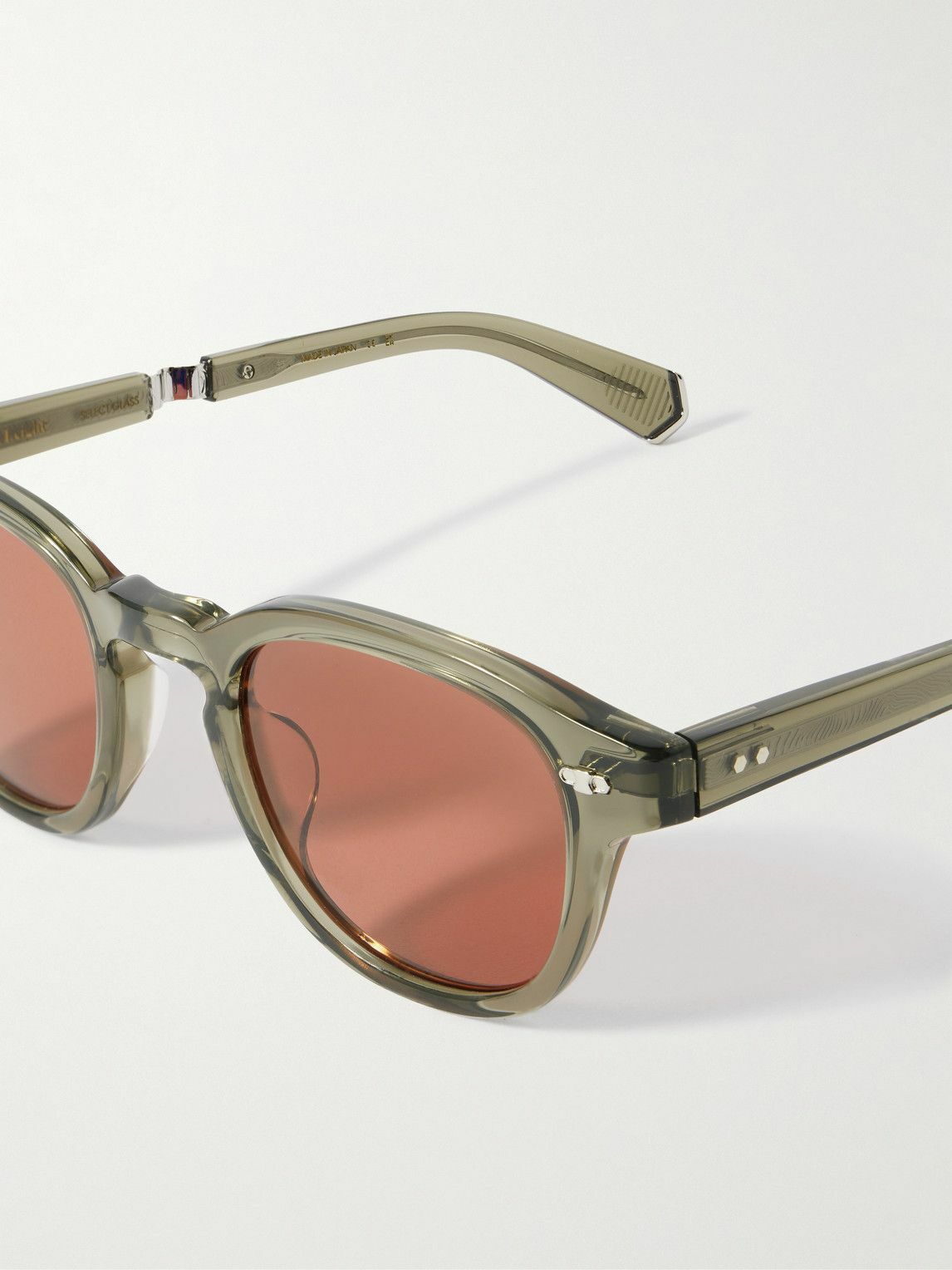 Mr Leight - James S Round-Frame Acetate and Titanium Sunglasses