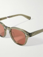 Mr Leight - James S Round-Frame Acetate and Titanium Sunglasses