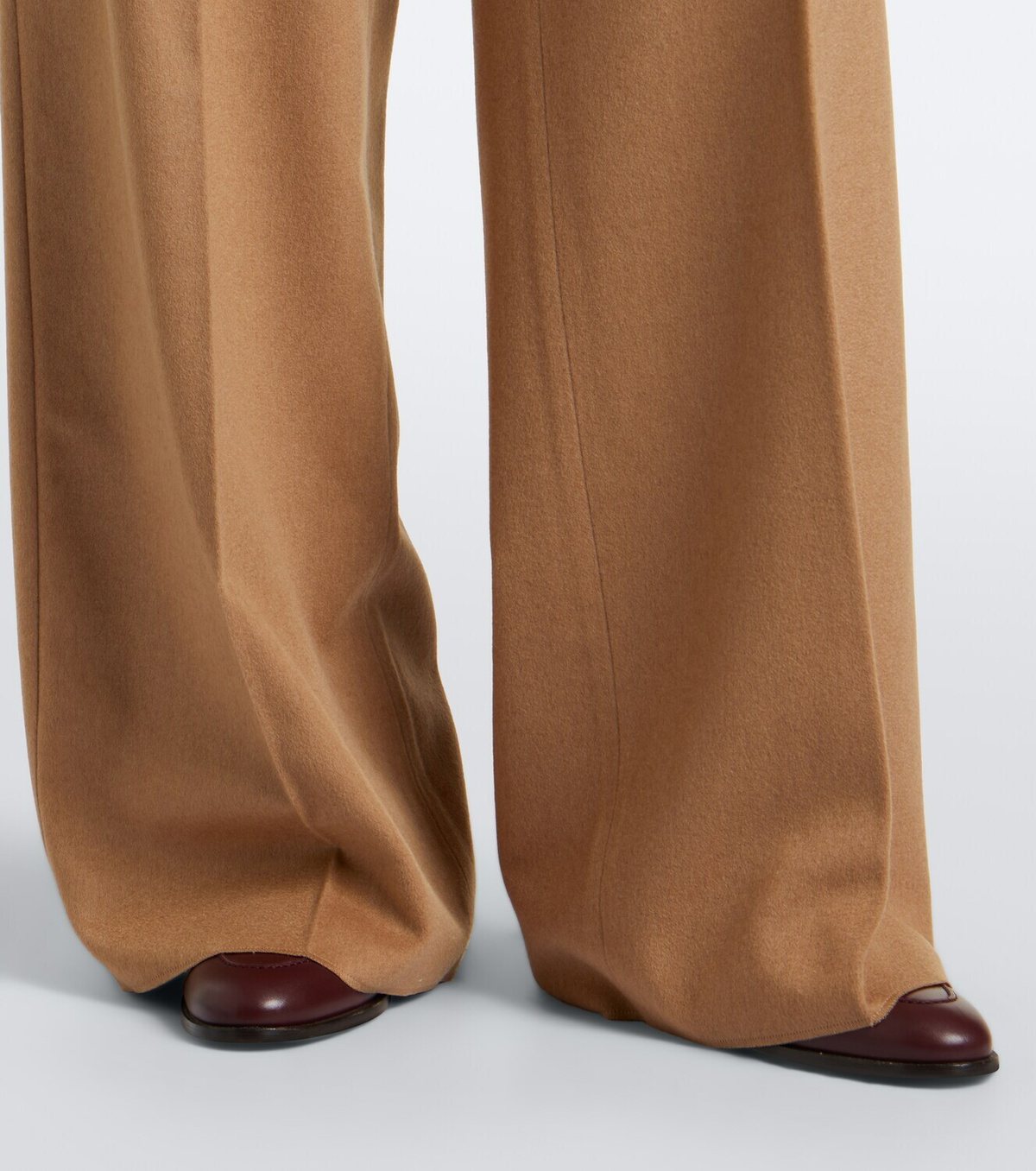 Max Mara Camel hair wide-leg pants