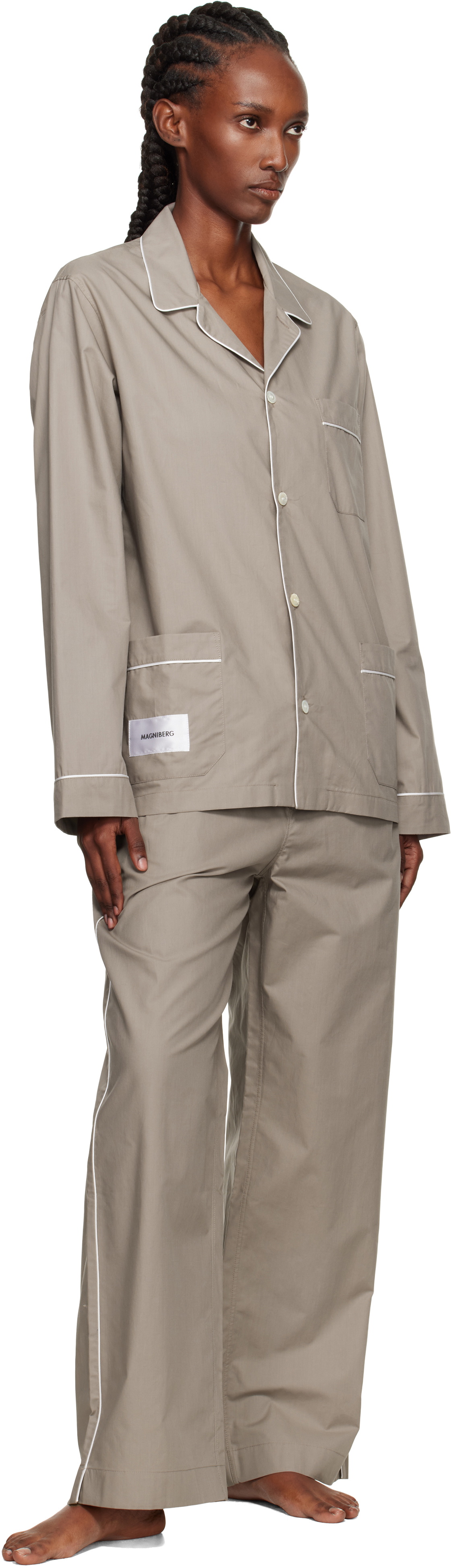 MAGNIBERG Taupe Dolce Pyjama Pants