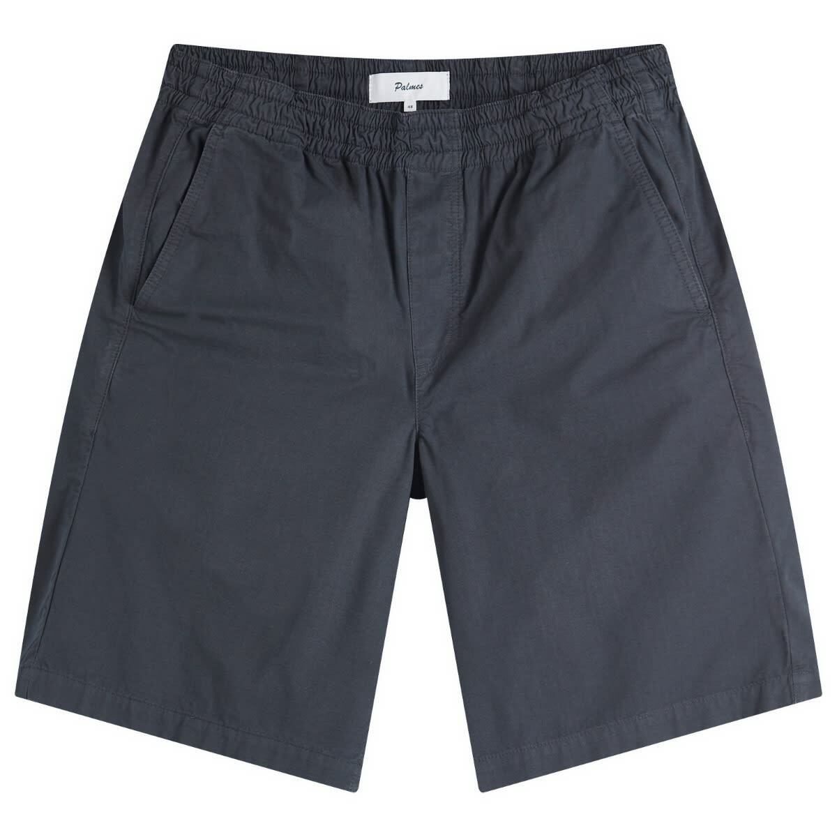 Palmes Men's Cotton Ripstop Shorts in Charcoal