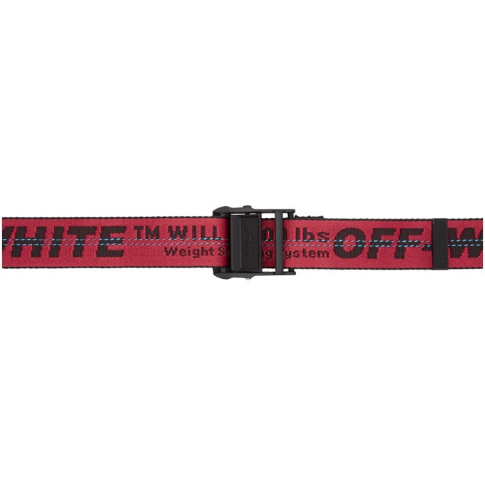 Photo: Off-White Red Industrial Belt