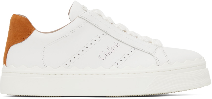 【関税＆送料込み】ChloAC 'Lauren' Sneakers Chloé Lauren Leather Low-Top Sneakers | Saks Fifth Avenue