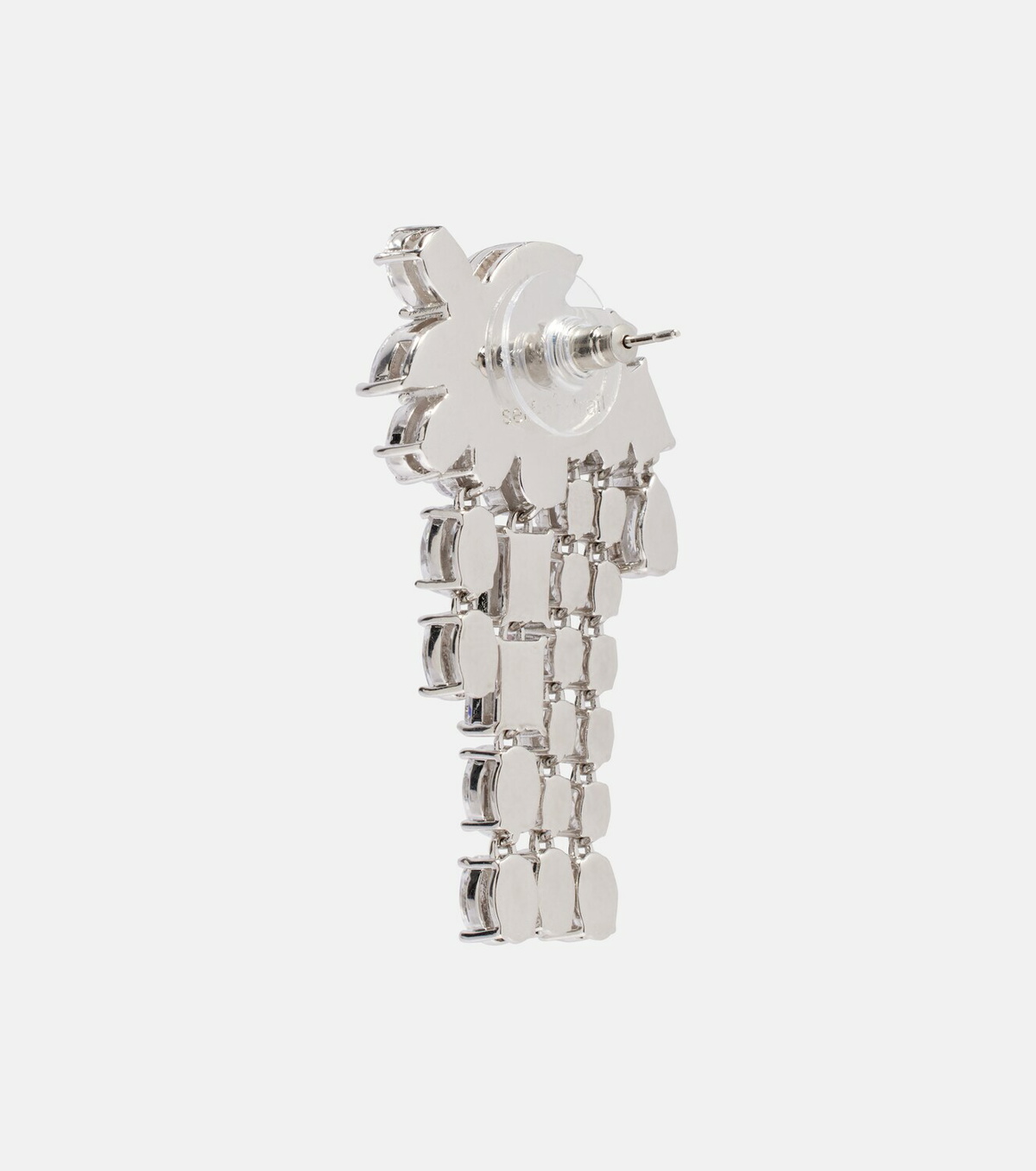 Self-Portrait Crystal-embellished drop earrings