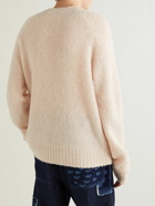 Acne Studios - Kowhai Logo-Embroidered Wool Sweater - Neutrals