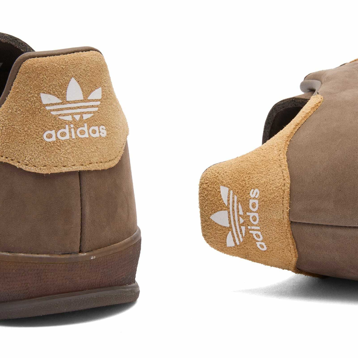 Adidas Gazelle Indoor Sneaker in Cargo Brown/Golden Beige/Ftwr White