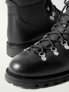 MORJAS - Full-Grain Leather Hiking Boots - Black