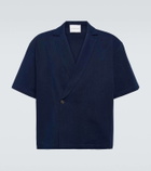 King & Tuckfield Denim wrap shirt