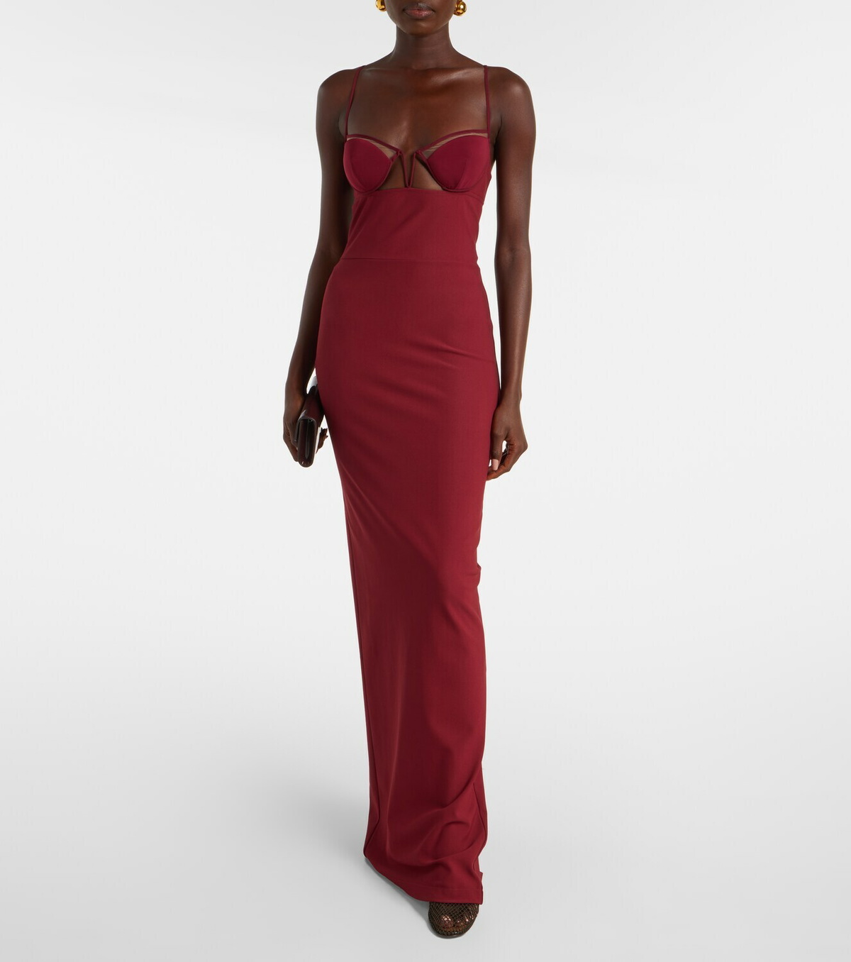 Nensi Dojaka Cutout gown