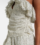 Marant Etoile Djimia halterneck cotton-blend top