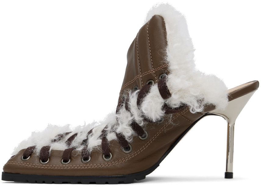 Ottolinger Brown Heel Mules