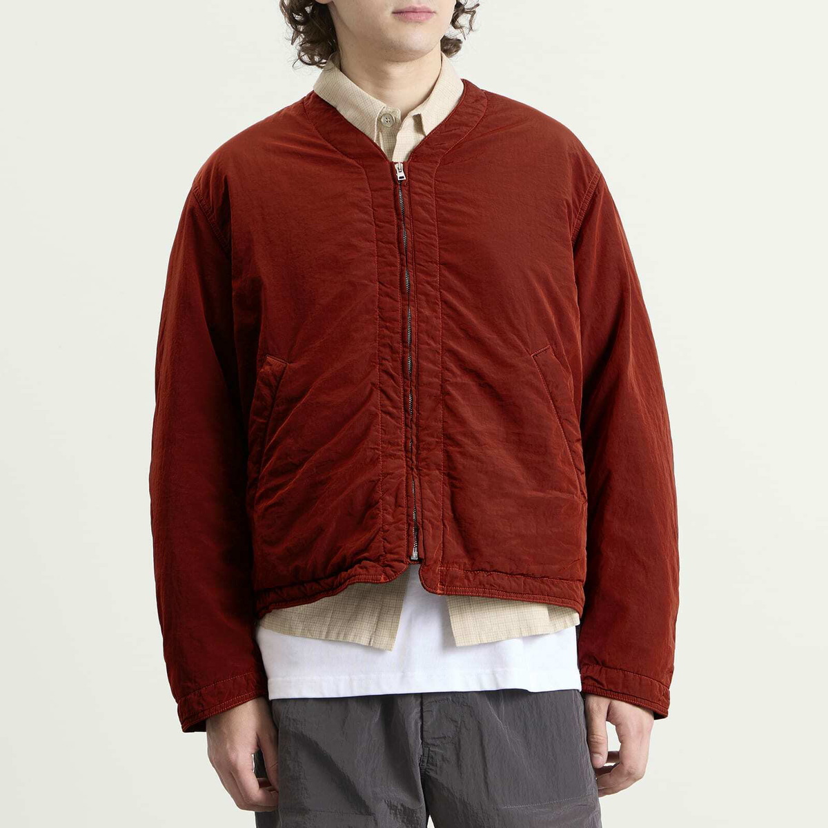 Ranra Men's Ascender Canvas Nylon Jacket in Cherry Mahogany