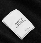 Maison Margiela - Appliquéd Cashmere and Merino Wool-Blend Sweater - Black