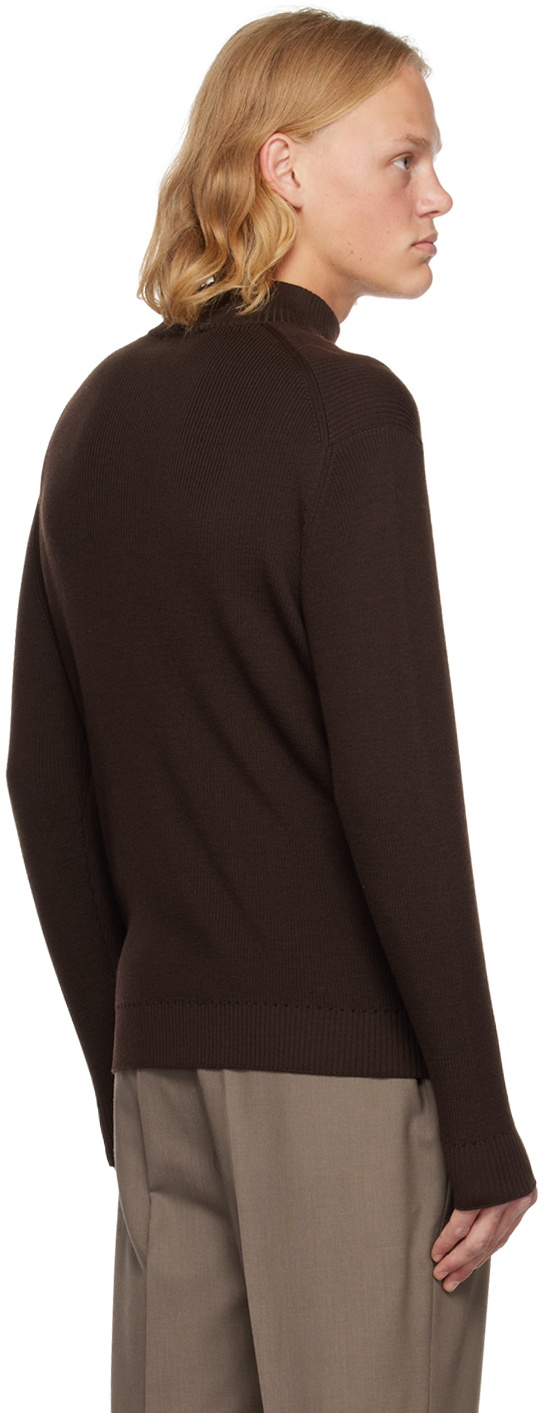 Sweaters Second Base Second/Layer Brown Zip Sweater Second/Layer