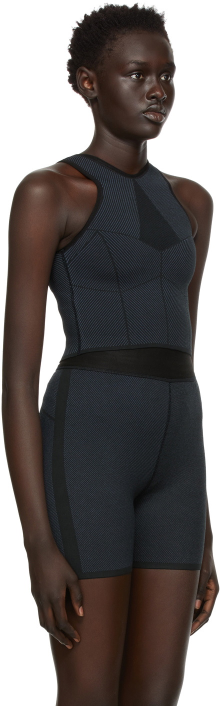 Gauge81 Black & Blue Delta Top