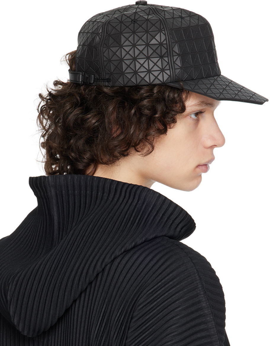 【美品】ISSEY MIYAKE BAO BAO キャップ 黒 Bao Bao Issey Miyake Black Flat Cap Bao Bao Issey Miyake