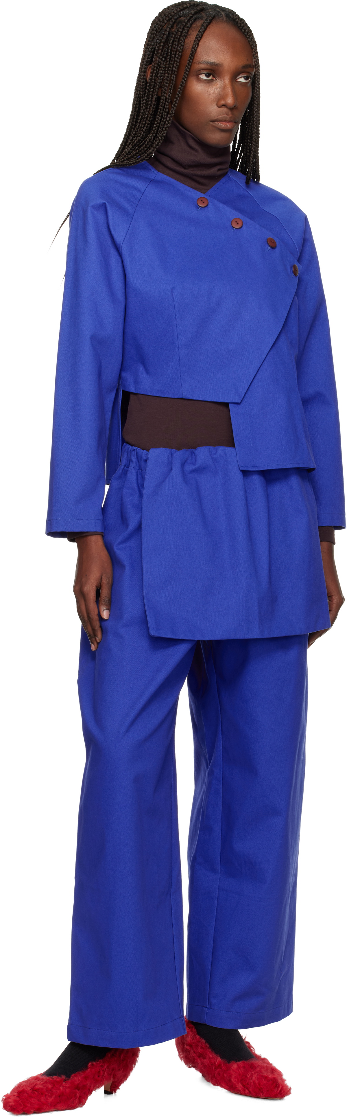 SC103 Blue Peak Blouse