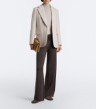 Eleventy Knitted cashmere wide-leg pants