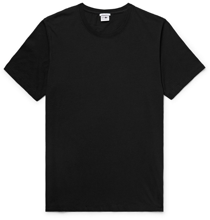 Photo: NN07 - Pima Cotton-Jersey T-Shirt - Black