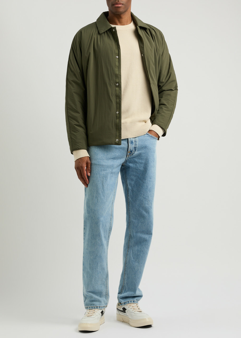 Rag & Bone Dexter Waffle-knit Cotton Jumper Ecru