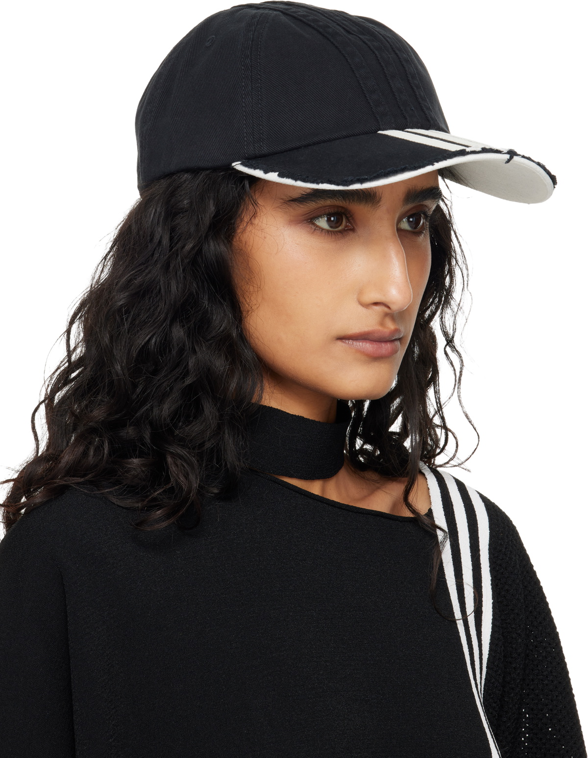 Y-3 Black Stripes Cap