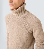 Zegna Cashmere and wool turtleneck sweater