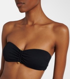 ViX Paula Hermanny Nika embellished bandeau bikini top