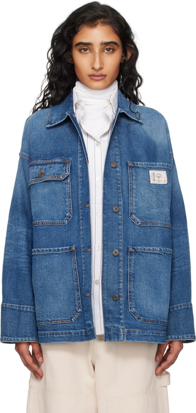 Photo: Weekend Max Mara Blue Aligi Denim Jacket