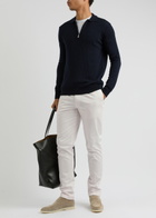 Aurélien Urban Stretch-cotton Trousers Ivory