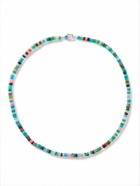 POLITE WORLDWIDE® - Sterling Silver Opal Beaded Necklace