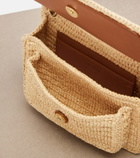 Saint Laurent Niki Mini raffia shoulder bag