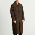 Percival Men's Nevada Minnesota Wool Overcoat in Oak